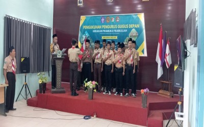 Pengukuhan Pengurus Gugus Depan Gerakan Pramuka Fisabilillah As-Salafiyah Resmi Digelar di Kampus STISA Pamekasan